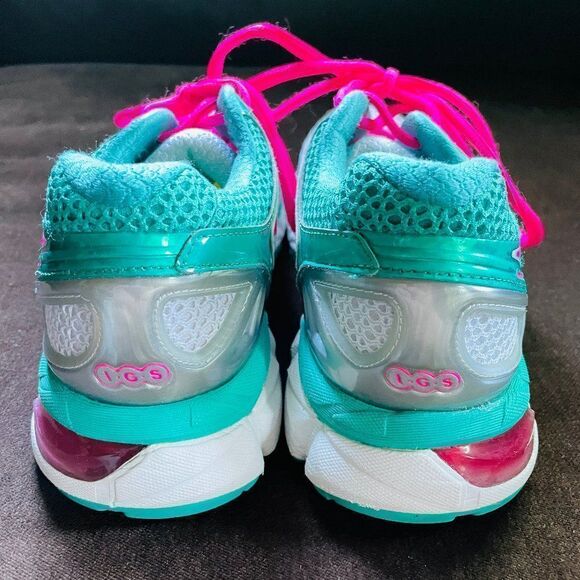 Mint condition ASICS GEL-Kayano 21 White Turquoise Pink 8 US 39.5 EUR running - Picture 6 of 15